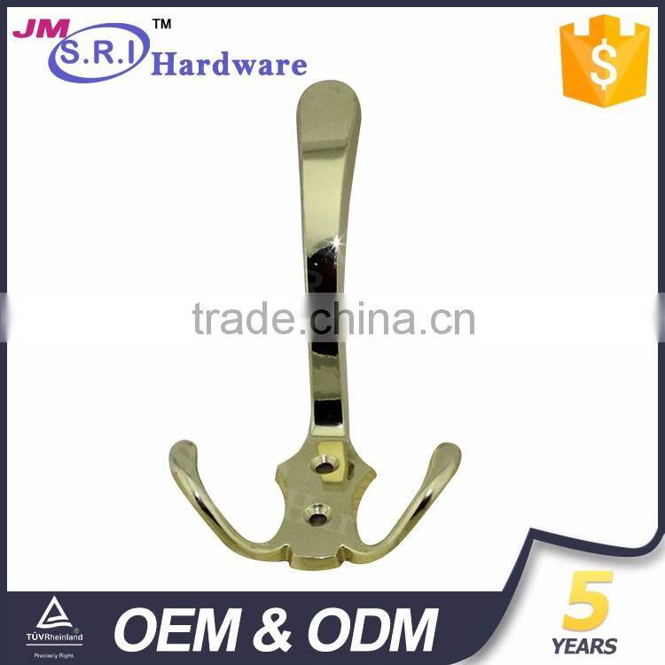 Elegent glod color clothes hook door hang