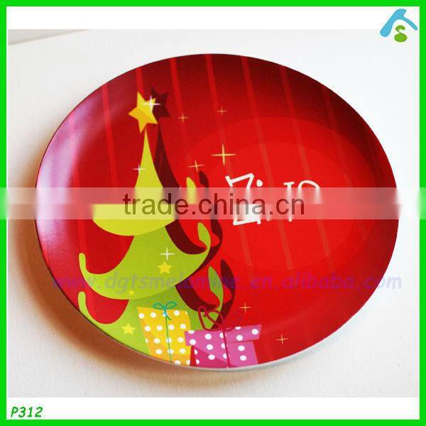 high quality melamine christmas plate