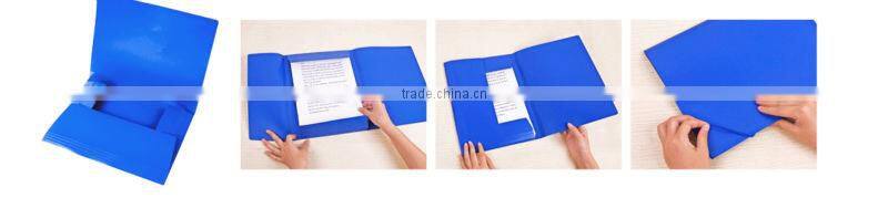 Hot sale A4 solid color plastic expanding file pocket