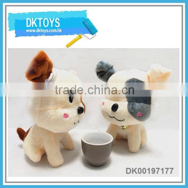 Lovely design animal plush toy with sucker sucker plush toy