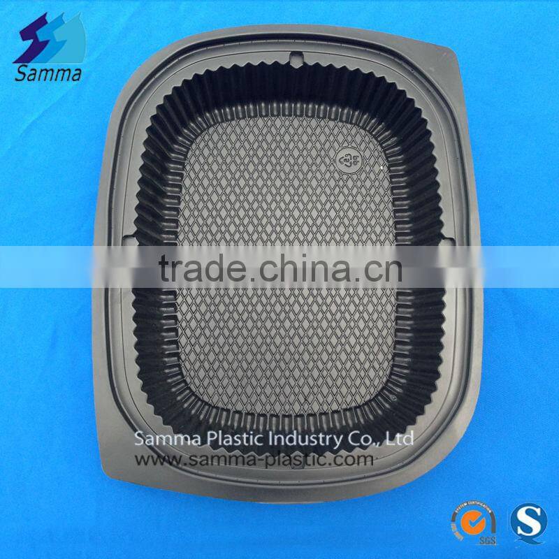 Transparent Cover Disposable Plastic Bento Box