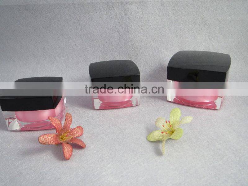 white and fair face cream jar packaging plastic jar