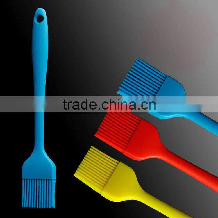 wholesale FDA approved food grade high temperature heat resistant non-stick silicone basting brush and pastry brush