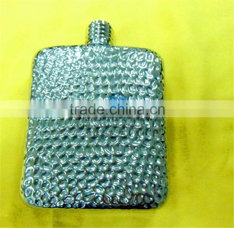 4oz Bean Lines Square Steel Corner Braces 304 Stainless Steel Bottle