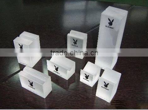 Customized acrylic jewelry display block