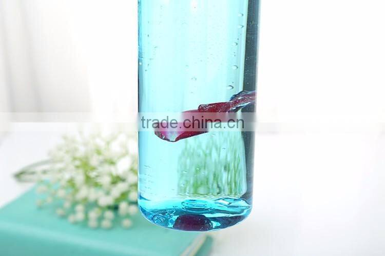 Borosilicate glass water bottle with Stainless Steel Caps