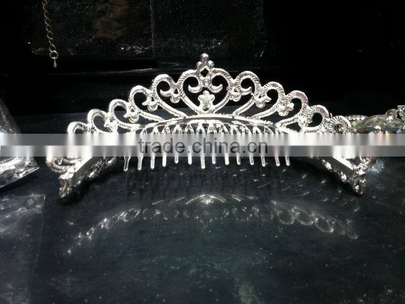 High quality crystal hair combs