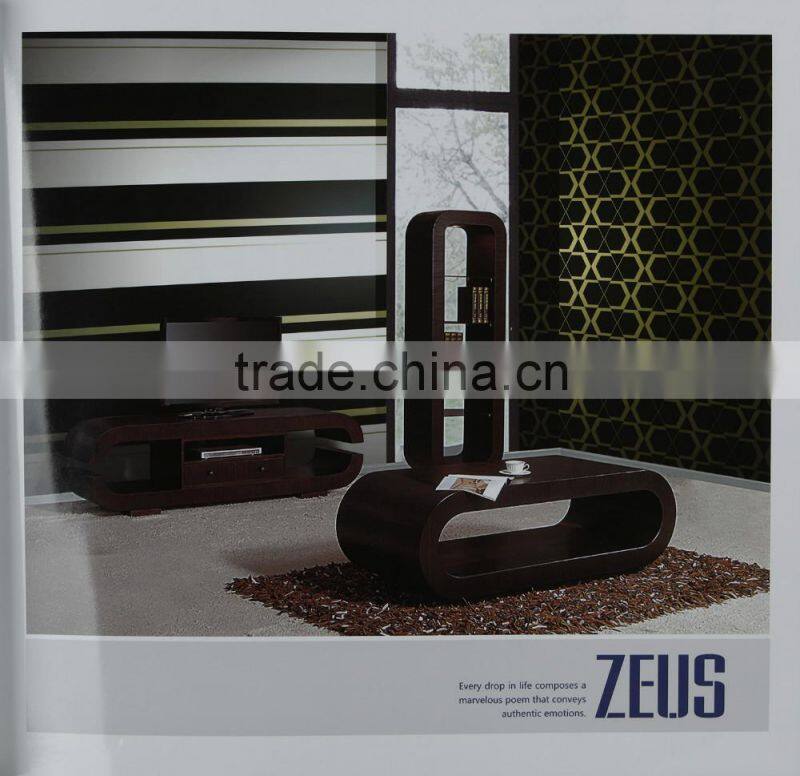 Non woven wall paper with hexagon for beautiful home