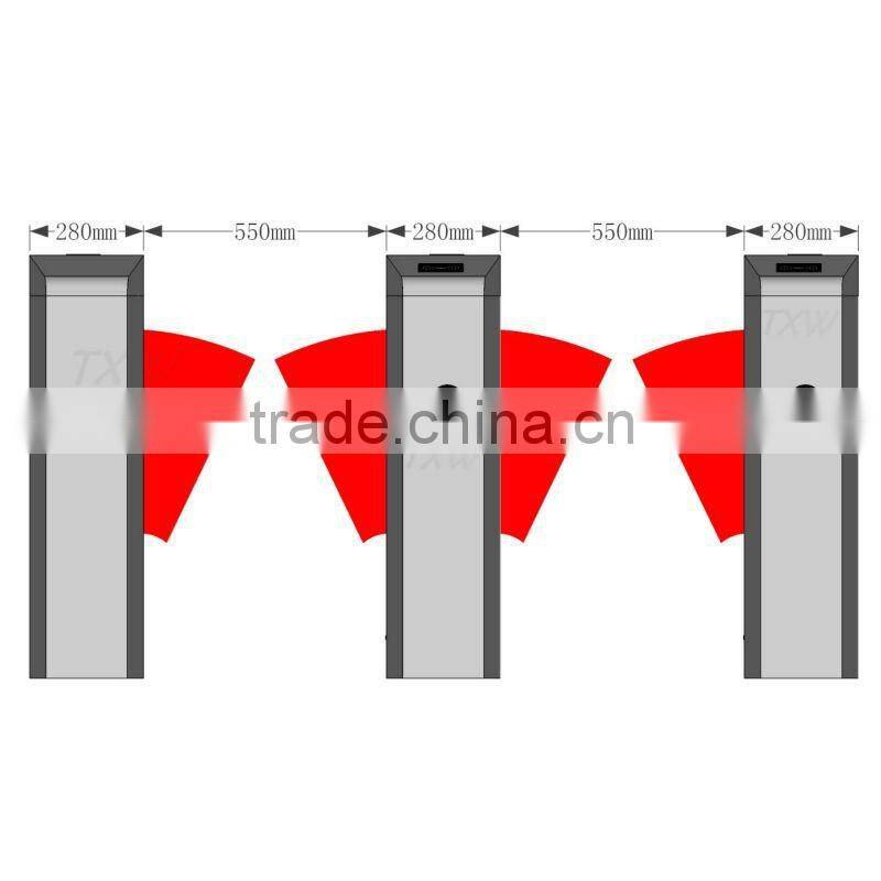 Simple Bridge Bevel Smart flap barrier gate