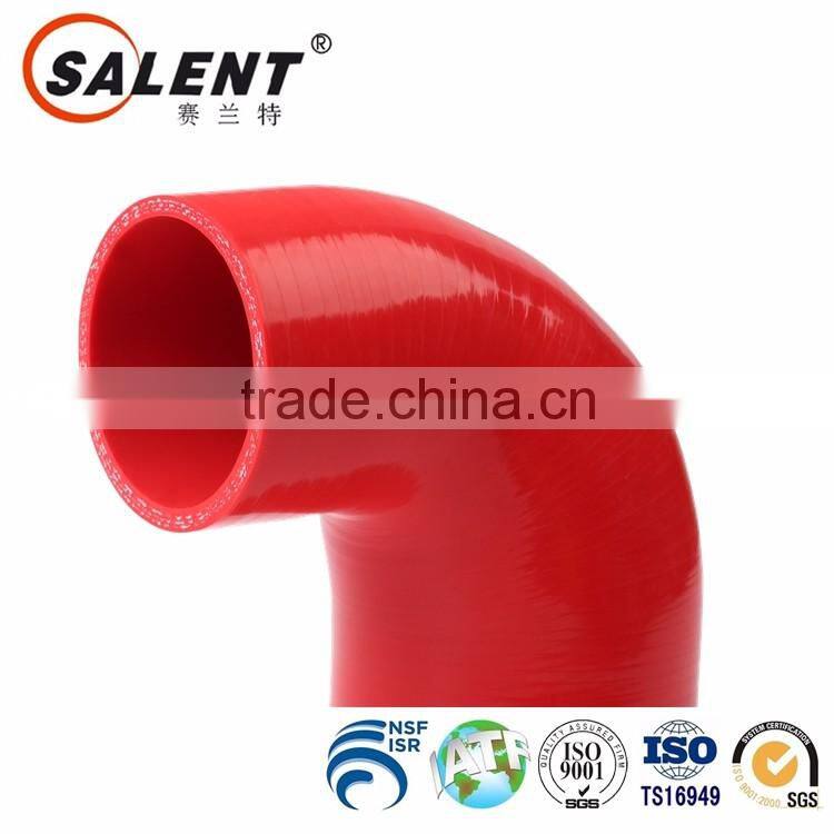 22 mm>16 mm(7/8''>5/8'')45 Degree Elbow Reducing Red Silicone Hose