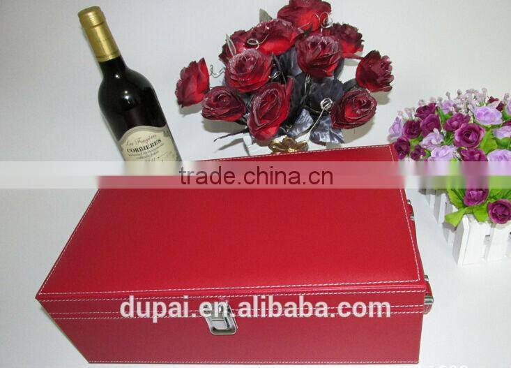 High grade leather wine bottle holder
