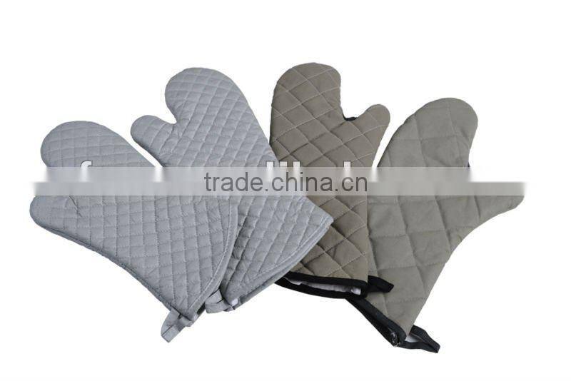 100% Cotton Non-Woven Fabrics High Heat Resistant Oven Gloves