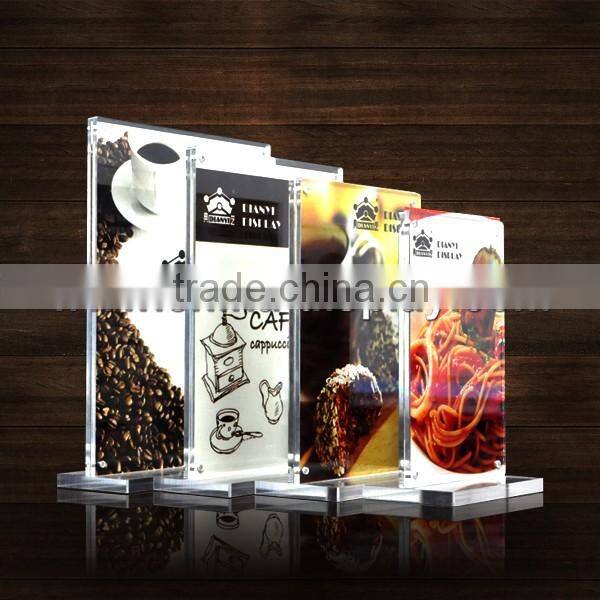 High Quality A4 Acrylic Menu Holder