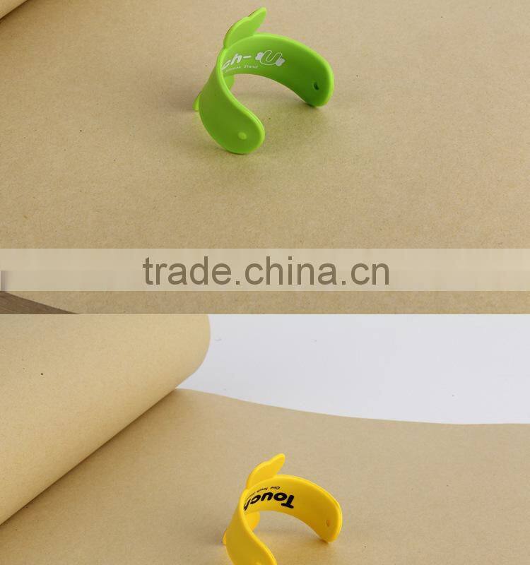 Touch-U One-touch Silicone Cell Phone Holder Stand for Mobile phone