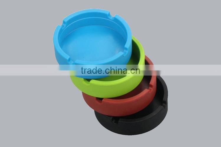 easy clean circular silicon ashtray,silicone ashtray for promotion,silicone ashtray from China manufacturer
