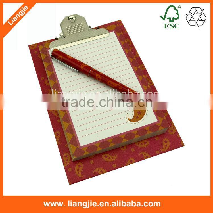 Printed Note cube/memo pads with wooden pallet