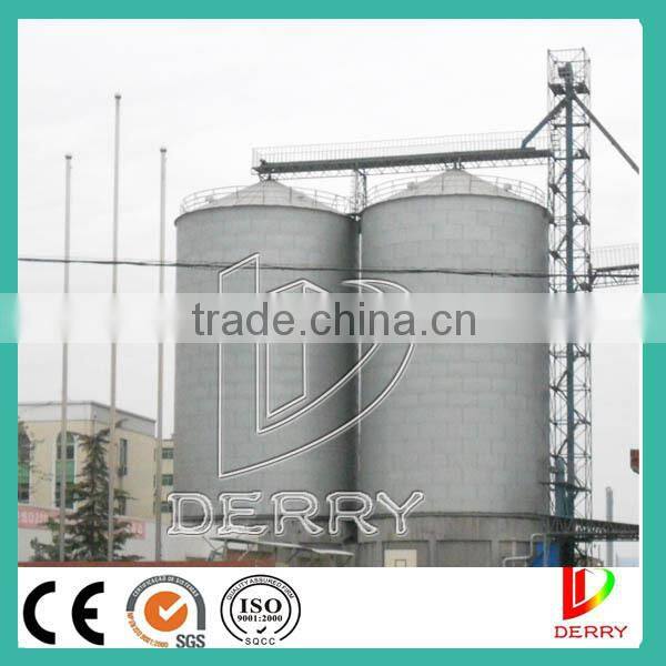 hot galvanized steel silo for grain storage