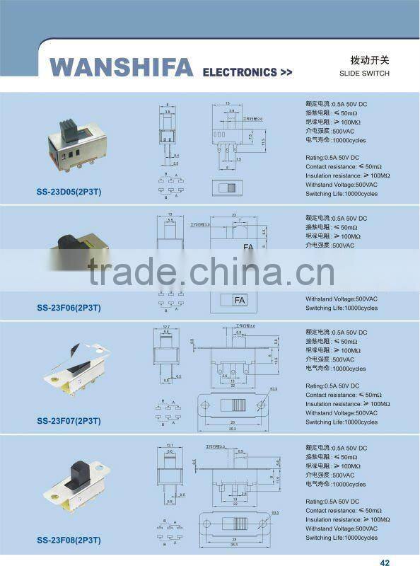 Power slide switch