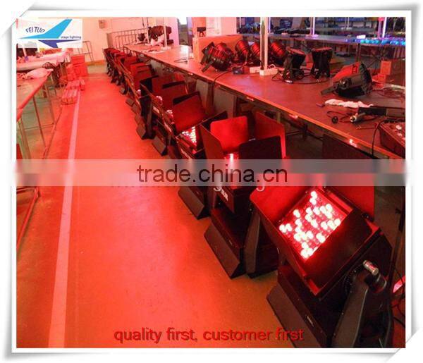 IP65 144*3w rgbw led city color, city color cosmetics