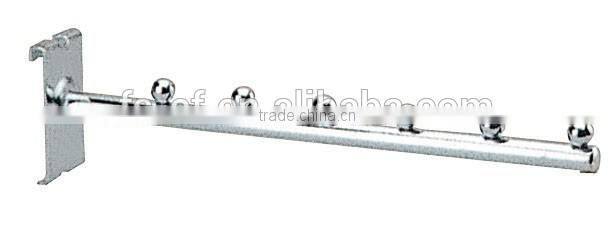 Supermarket Slatwall Mesh Display Hook with Iron Plate & Waterfall Metal Chrome Bracket GK13