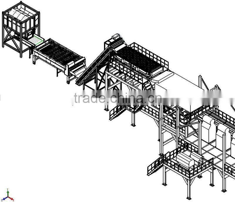 citrus processing line for produce orange juice