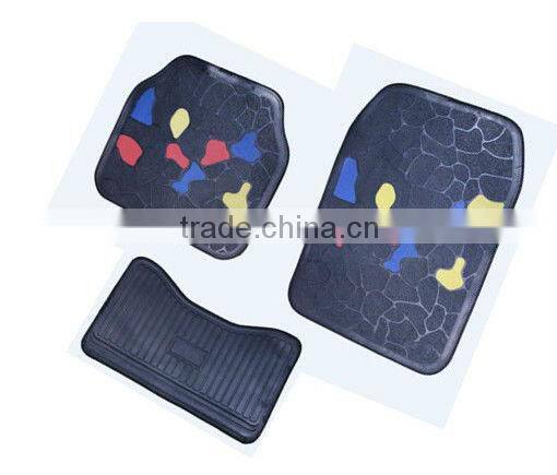 double useful Car Mats/carpet+rubber car floor mats