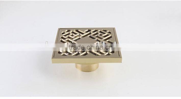 2014 Hot sell Bathroom Brass Floor Strainer Drain/10cm 4 inch Drainer /Floor drain top quality bathroom accessories