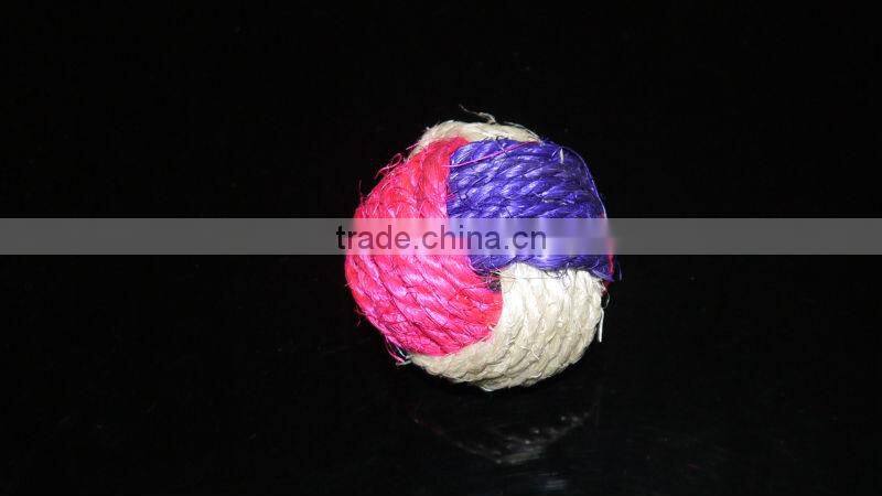pet products sisal cat toy ball