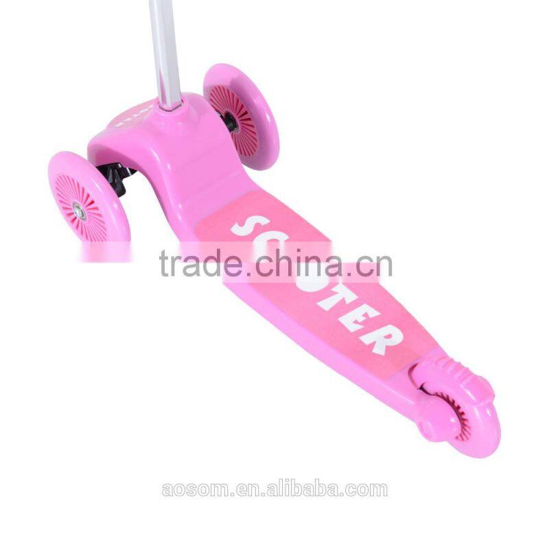 HOMCOM Pink 3 Wheels Childrens Mini Scooter