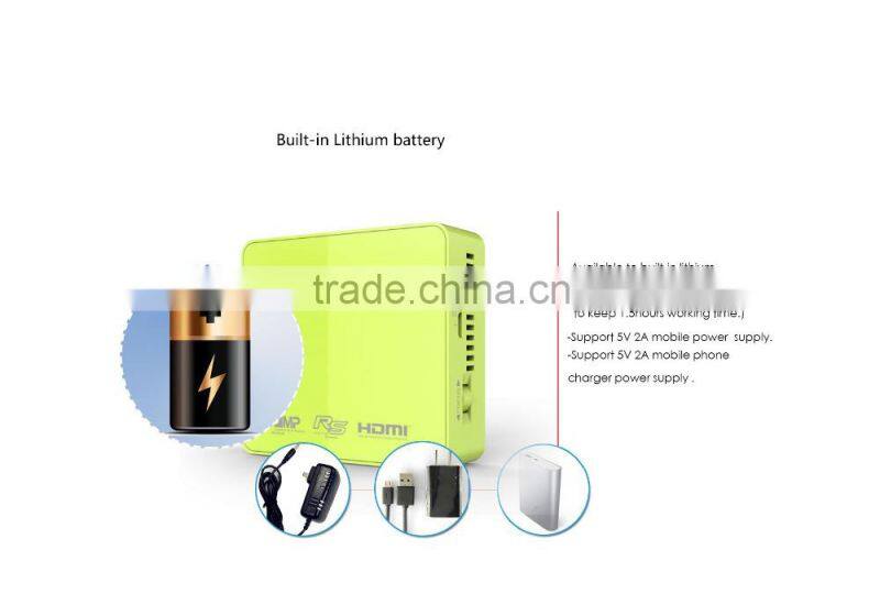 2016 Newest High quality Pico Travel Cinema DLP Projector UC50