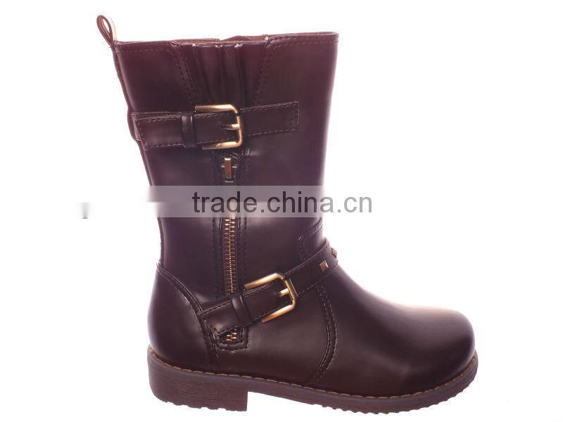 Guangzhou kids shoes fashion long boots with factory price