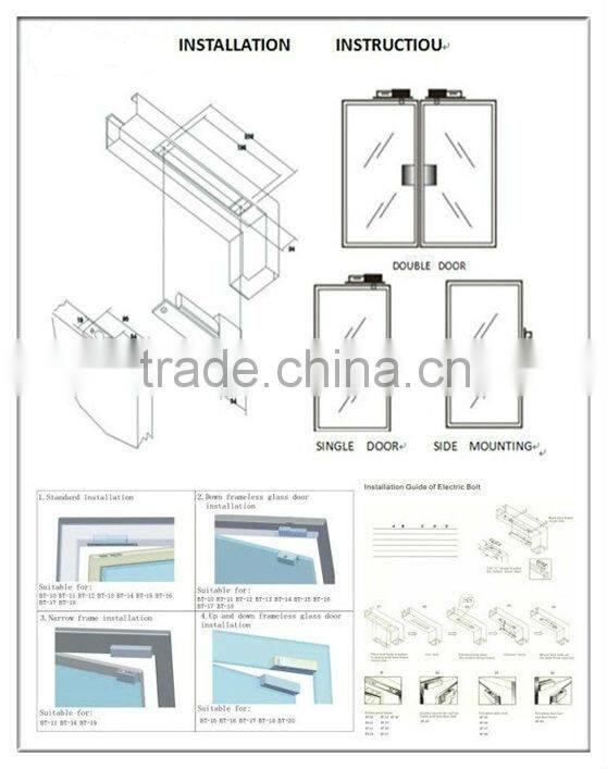 Electric lock for access control with time delay function