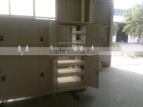 Steel Compact Mobile Shelving Cabinet