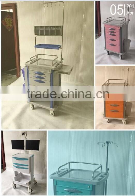 KL-ET760 CE Wholesale Hospital Medication Drug Trolley / Cart for Deliver