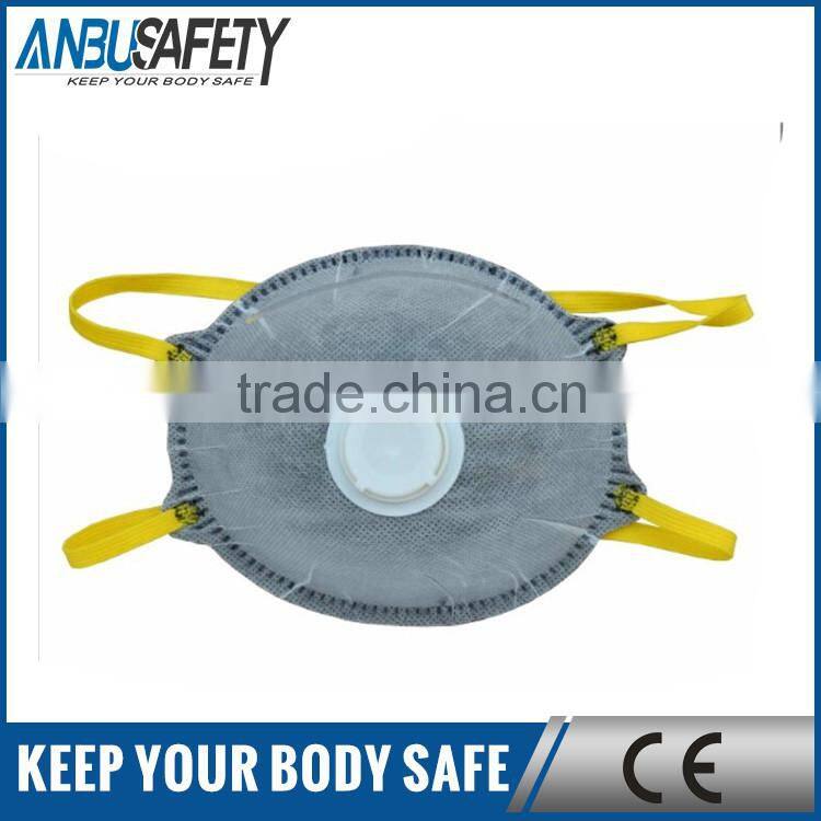 breath valve and active carbon safety dust mask for industry
