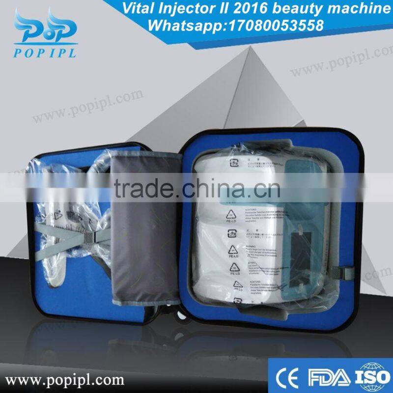 Multi needles 5/9 pins Beauty EquipmetVital Injector II2016 latest 2nd generation vital injector 2 beauty vital injector machine