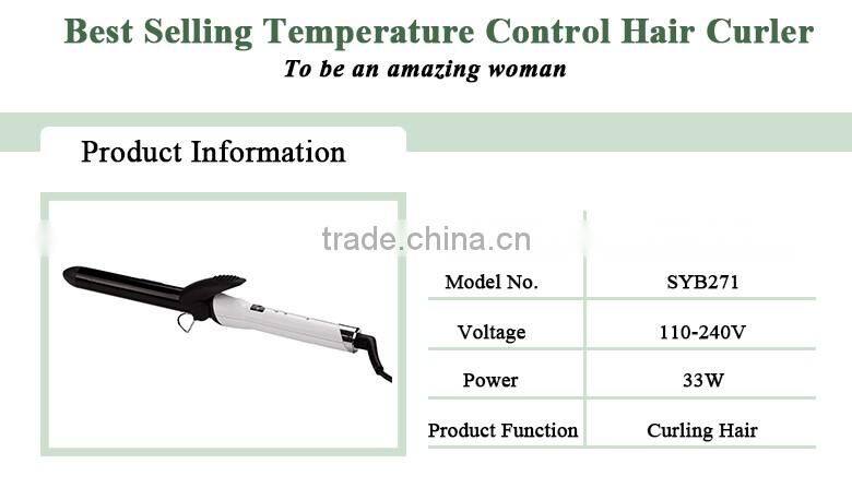 Travel hair curler hair crimper wave hot iron tools PTC heater