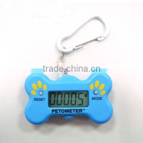 2013 best&cheap novelty promotional gift digital pet dog pedometer with clip