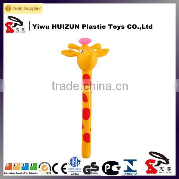 2013 new design PVC inflatable stick at the shape of giraffe