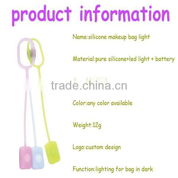 led silicone hanging light handbag silicone light