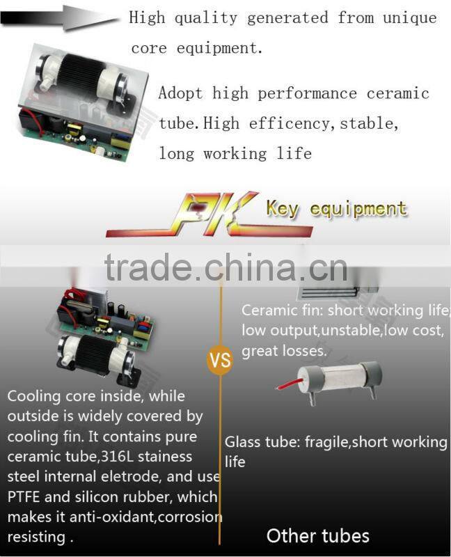 New 30G air cooling corona discharge ozone generator tube / ozone plate