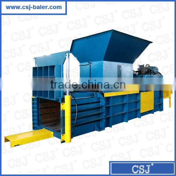 High Density Bale CSJ Brand Horizontal straw bale press machine