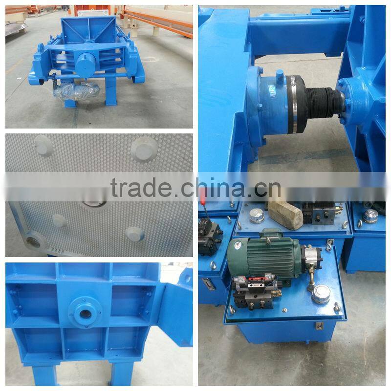 Semi-automatic membrane filter press machine equipment