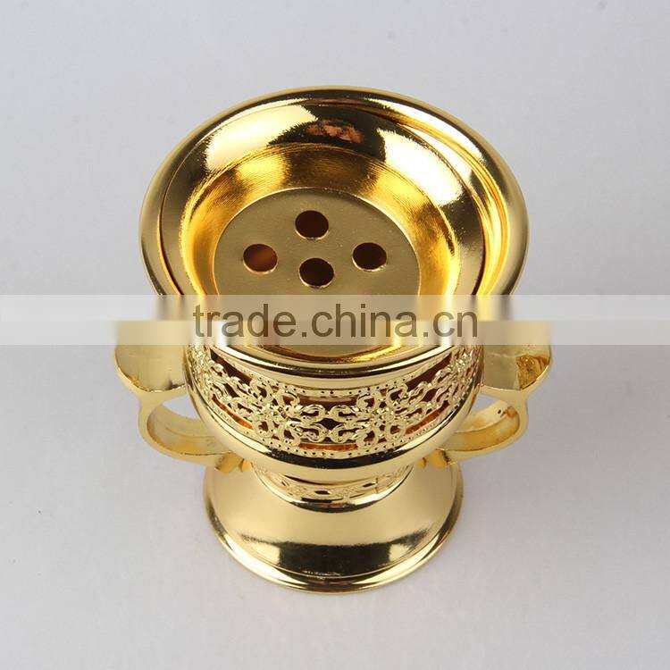 2016 Hot Sell Mini Throphy Shape Metal Incense Burner