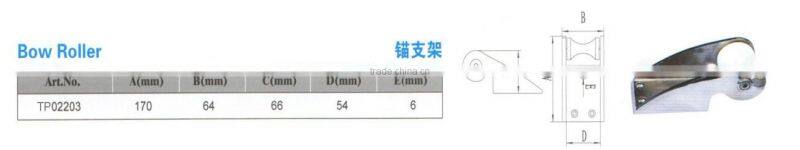 China stainless steel 316 anchor bow roller seahook style