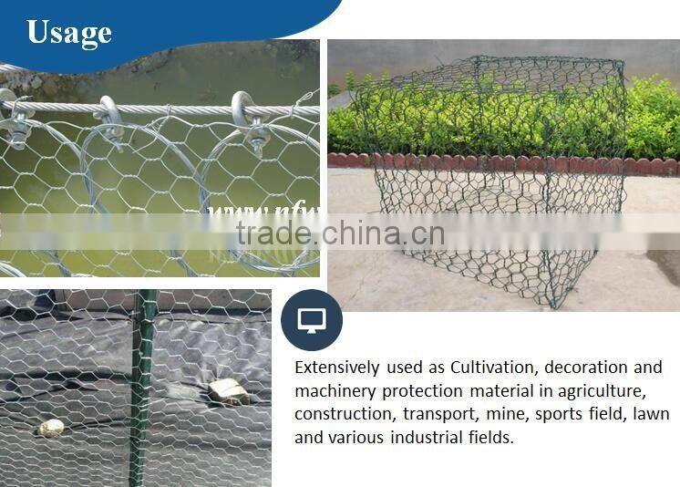 Hexagonal Hole Shape Q195 Galvanized Iron Wire hexagonal wire netting(Guangzhou Factory)