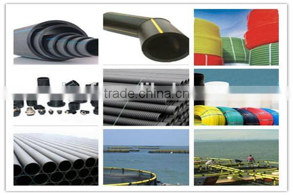 PE80/PE100 Polyethylene Pipe for Gas Supply black with yellow stripes
