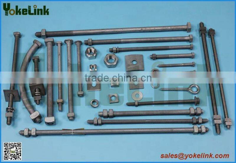 1 3/8'' big size HDG Square nut