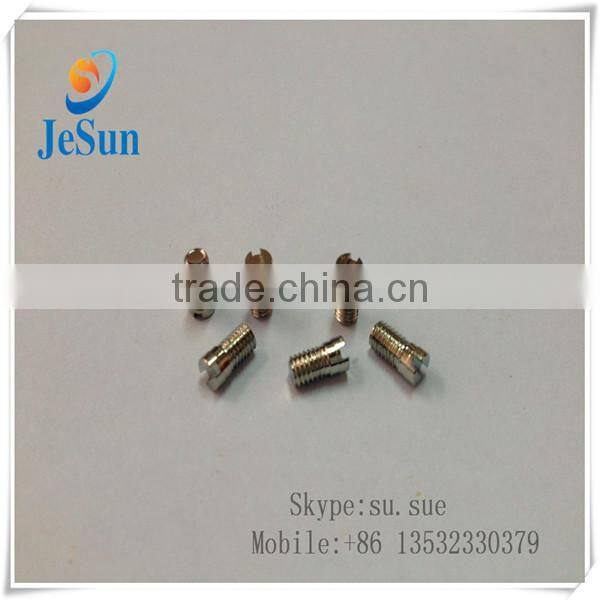 wholesales brass slotted set screws