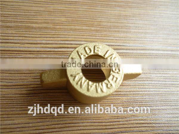 casting brass connector , swivel connector with female thread , buttery fly brass connector